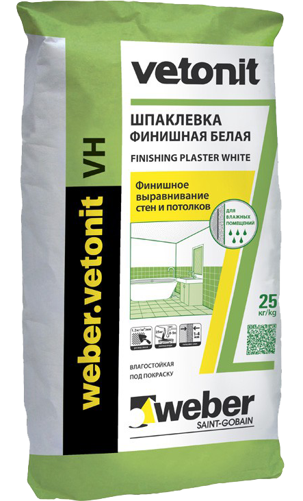 Шпаклевка weber.vetonit